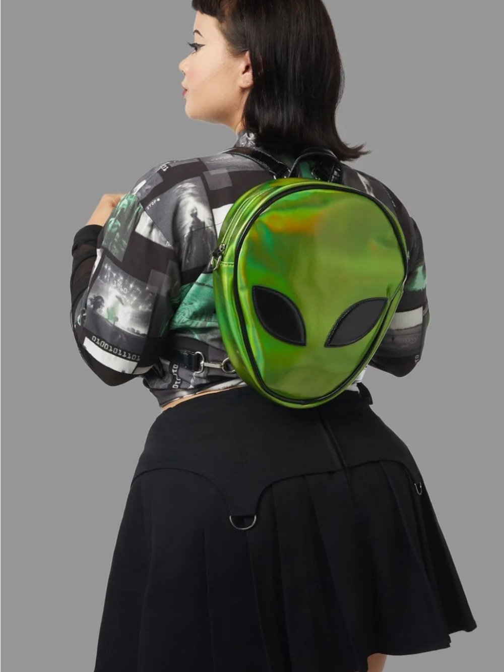 Dangerfield green Alien convertible backpack/shoulder bag